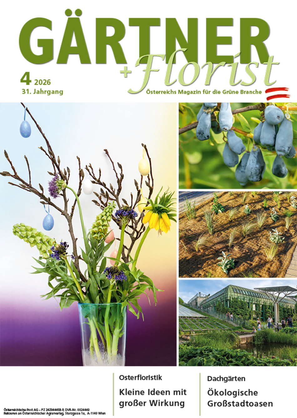 GÄRTNER+FLORIST Ausgabe 04/2026 GÄRTNER+FLORIST Ausgabe 04/2026