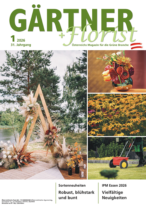 GÄRTNER+FLORIST Ausgabe 01/2026 GÄRTNER+FLORIST Ausgabe 01/2026